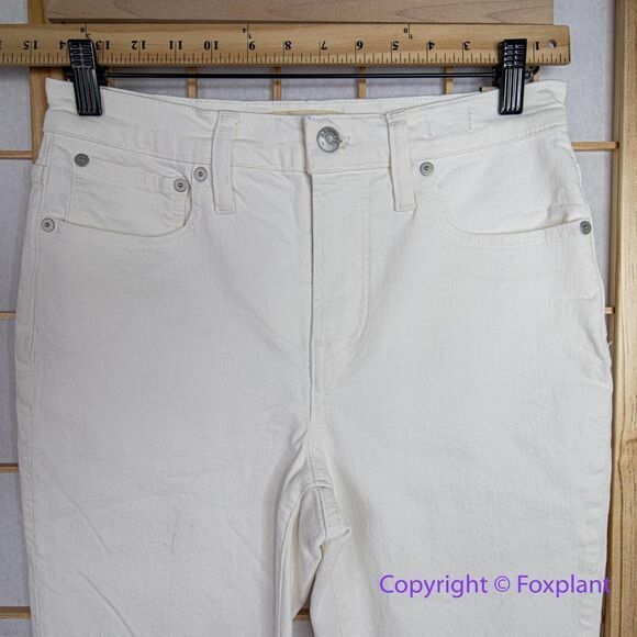 NEW Madewell The Petite High-Rise Perfect Vintage Jean in Tile White,‎ 27P - Picture 6 of 16